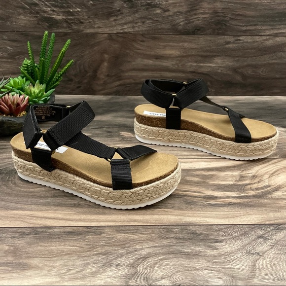 NEW Steve Madden Kaelan Espadrille Platform Sandal - Picture 5 of 10